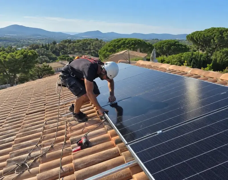 Installateur panneaux solaires Le Cailar — pose photovoltaïque sur toiture
