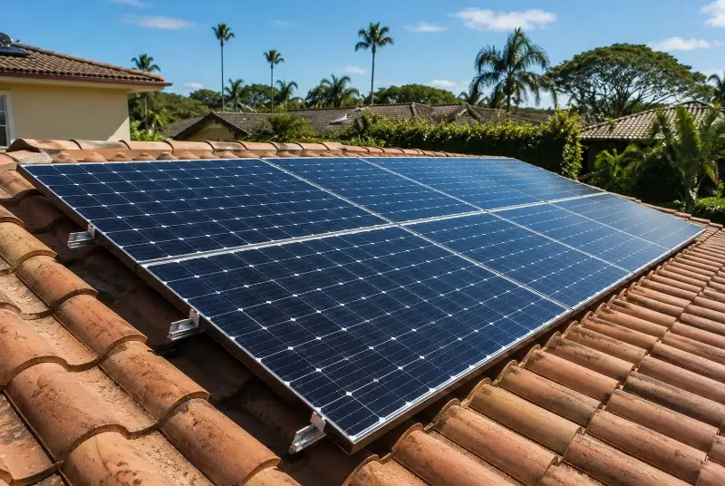 Installation de panneaux solaires au Cailar