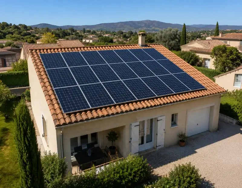 Prime à l'autoconsommation panneaux solaires Le Cailar — aide financière de l'État